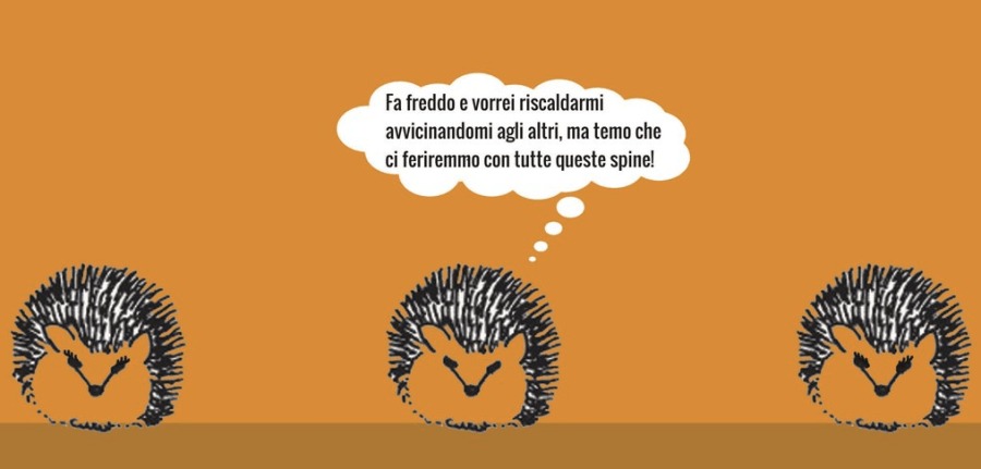 Sottobicchiere Divertente Porcospino - "Io Sono Con Spine Finché Non Ho Bevuto Il Mio Caffè", 9x9 Cm, Finitura Lucida, Regalo Originale - 2